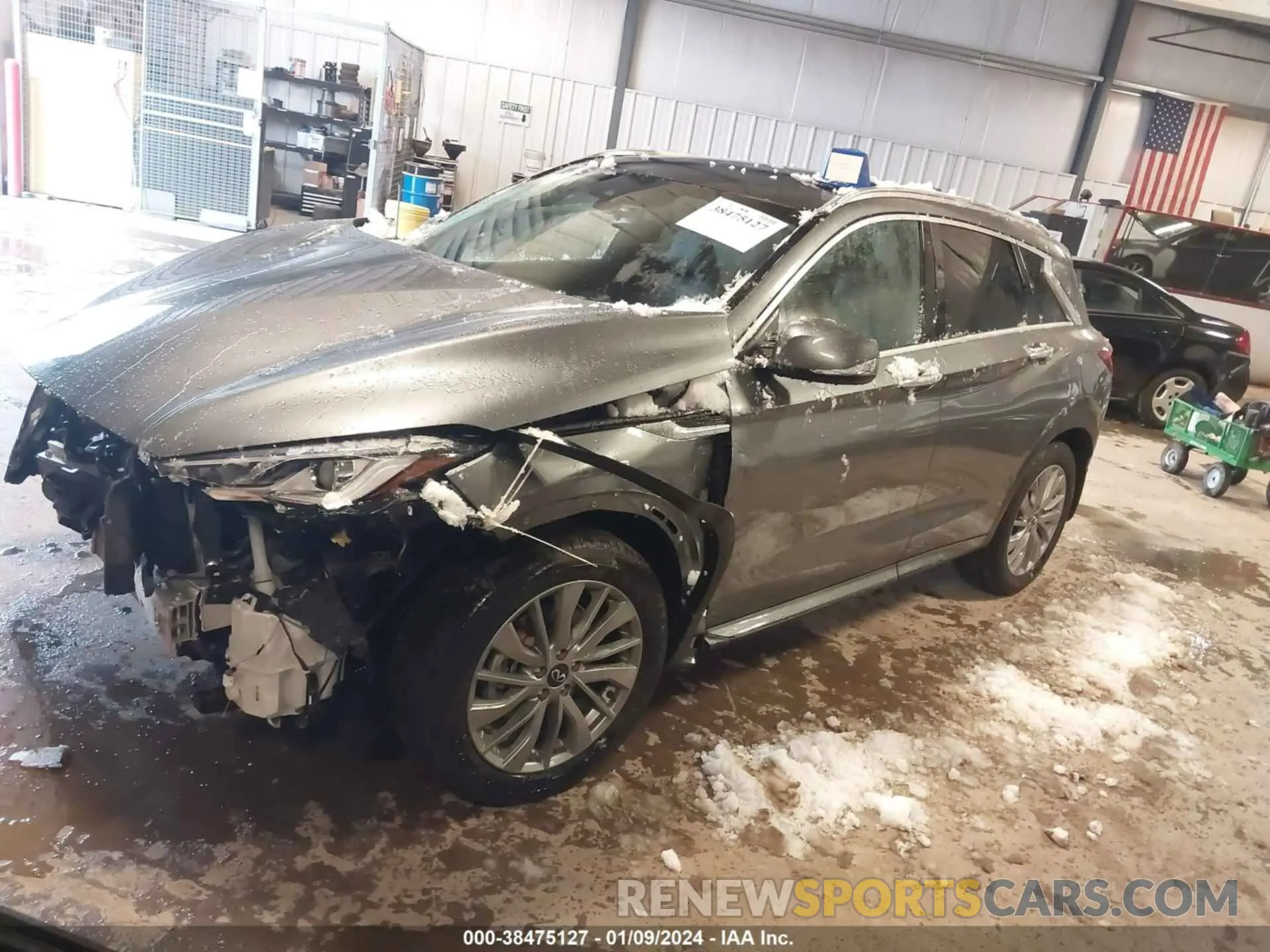 2 Photograph of a damaged car 3PCAJ5BB0PF106439 INFINITI QX50 2023