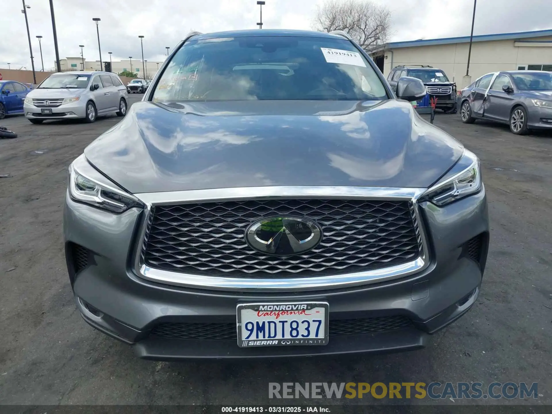 13 Photograph of a damaged car 3PCAJ5BB1PF106692 INFINITI QX50 2023