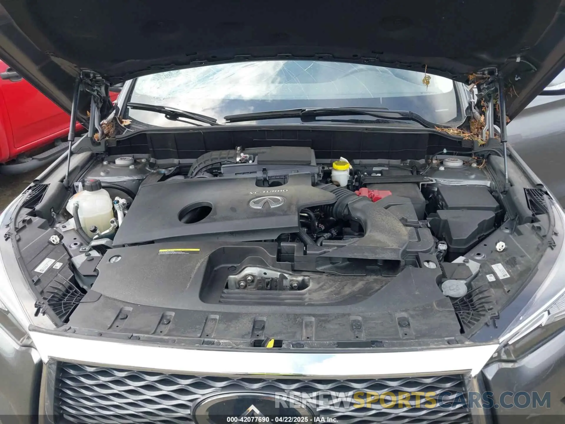 10 Photograph of a damaged car 3PCAJ5BB1PF108393 INFINITI QX50 2023