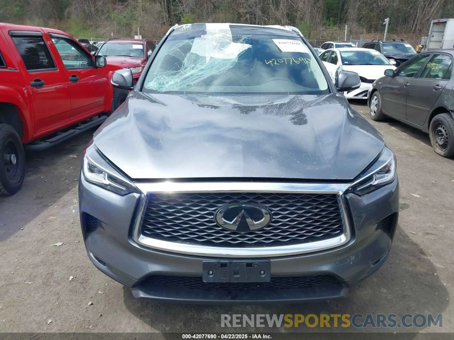 12 Photograph of a damaged car 3PCAJ5BB1PF108393 INFINITI QX50 2023