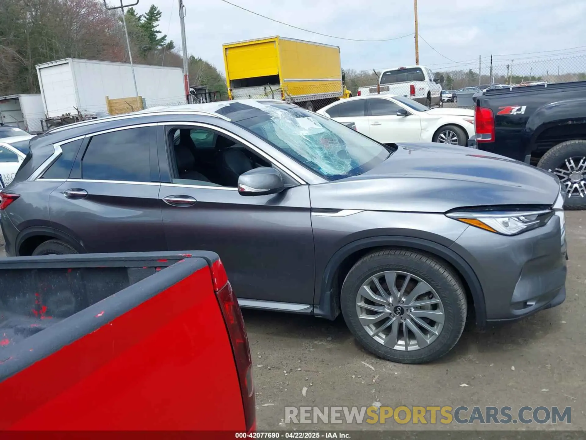 13 Photograph of a damaged car 3PCAJ5BB1PF108393 INFINITI QX50 2023