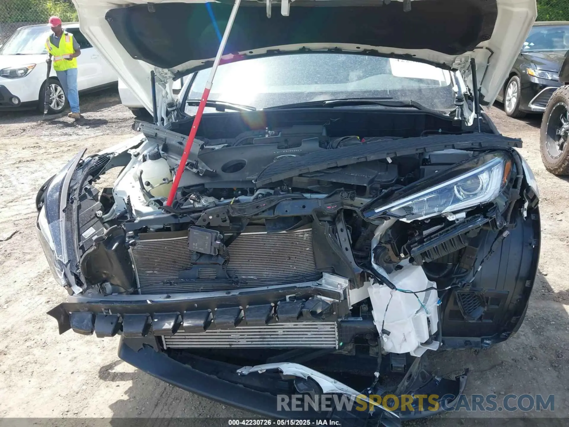 10 Photograph of a damaged car 3PCAJ5BB2PF118902 INFINITI QX50 2023