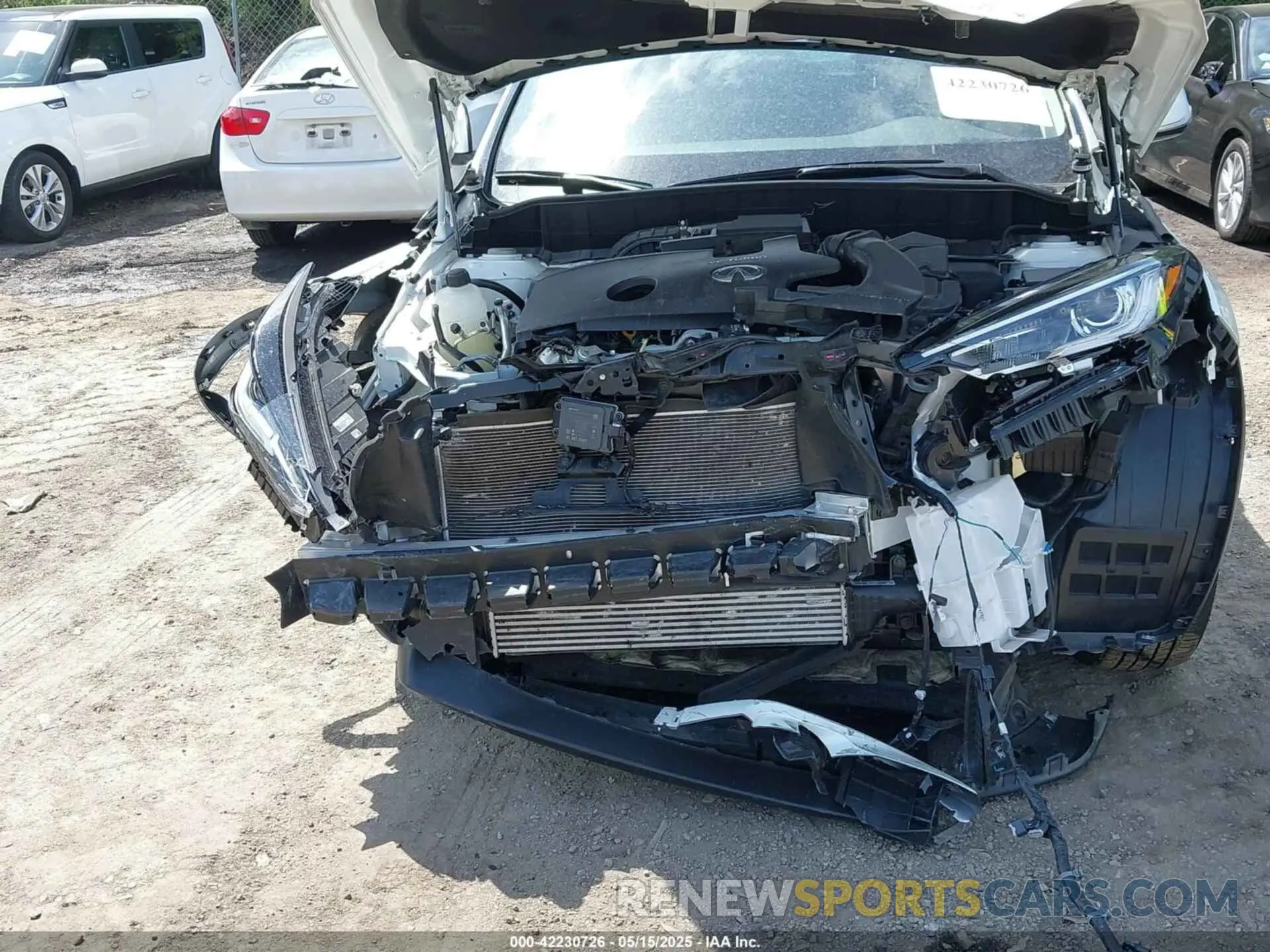6 Photograph of a damaged car 3PCAJ5BB2PF118902 INFINITI QX50 2023