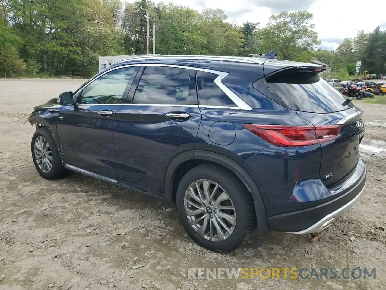 2 Photograph of a damaged car 3PCAJ5BB4PF122532 INFINITI QX50 2023