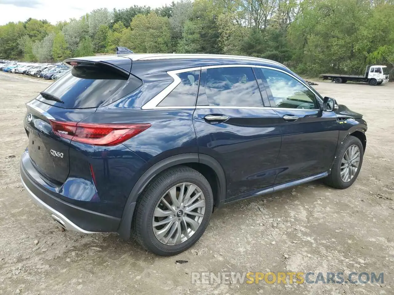 3 Photograph of a damaged car 3PCAJ5BB4PF122532 INFINITI QX50 2023