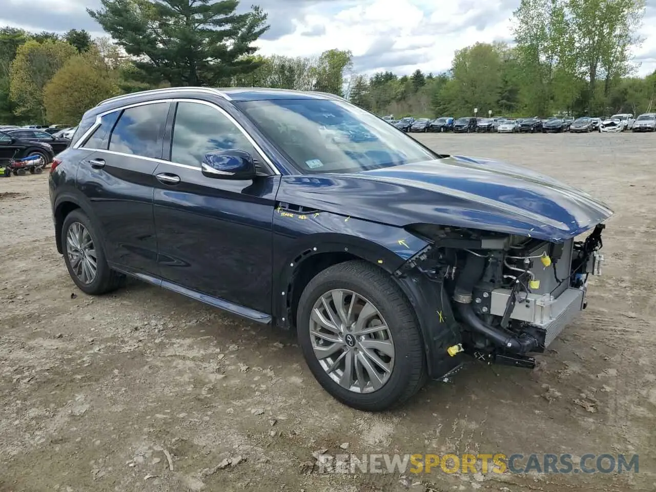 4 Photograph of a damaged car 3PCAJ5BB4PF122532 INFINITI QX50 2023