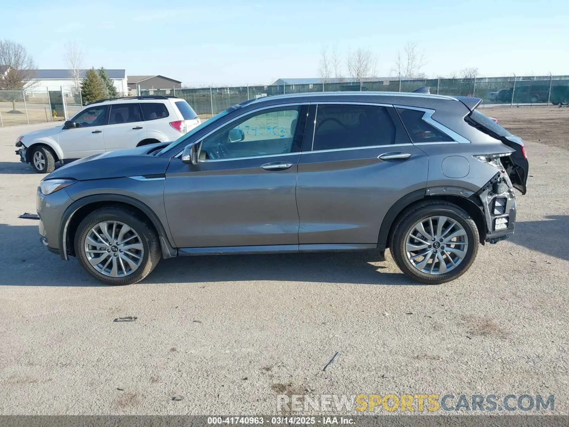 14 Photograph of a damaged car 3PCAJ5BB5PF116979 INFINITI QX50 2023