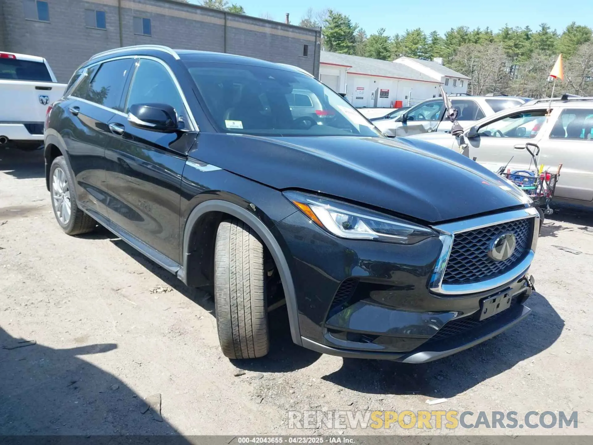 1 Photograph of a damaged car 3PCAJ5BBXPF107517 INFINITI QX50 2023