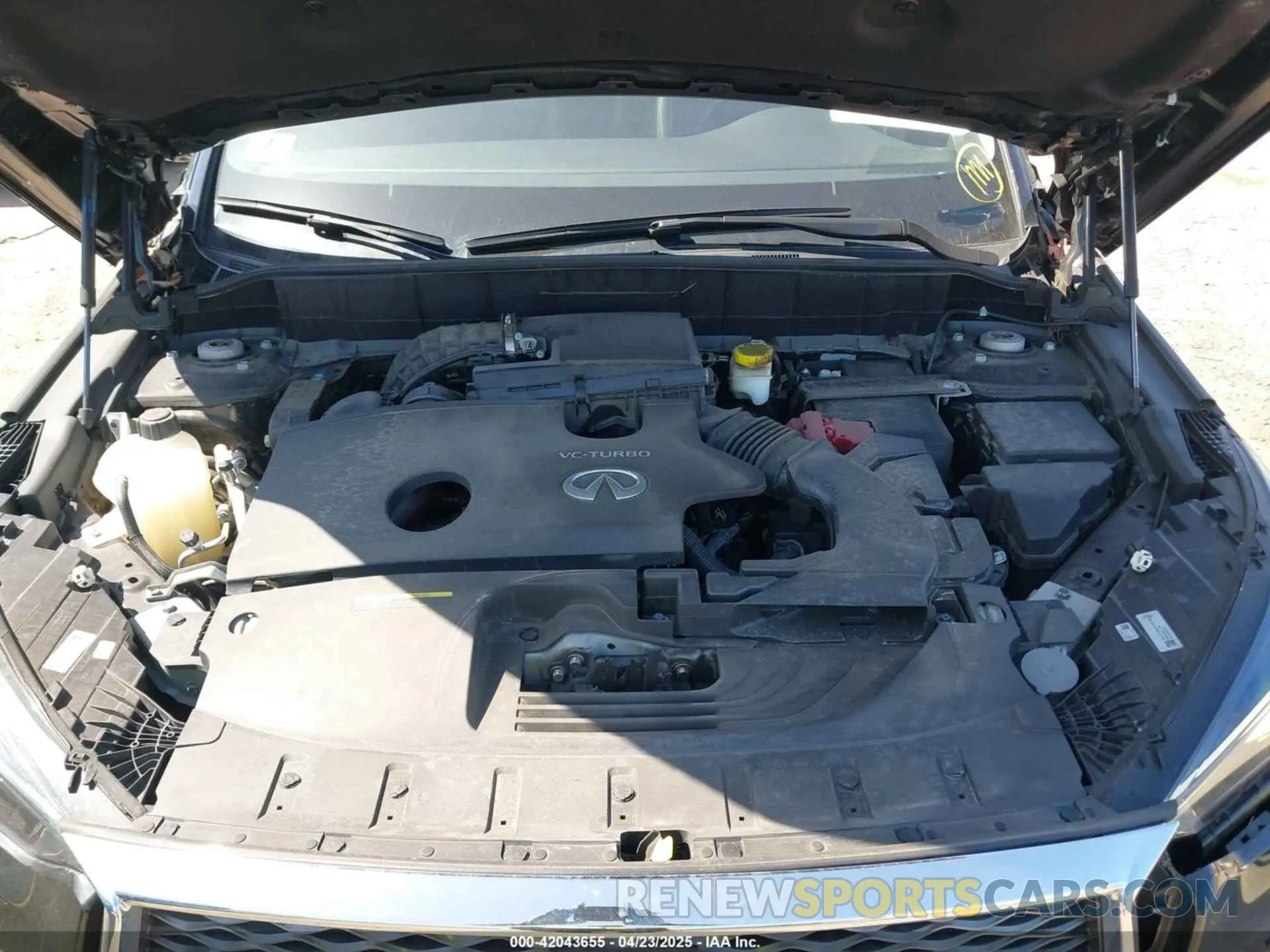 10 Photograph of a damaged car 3PCAJ5BBXPF107517 INFINITI QX50 2023