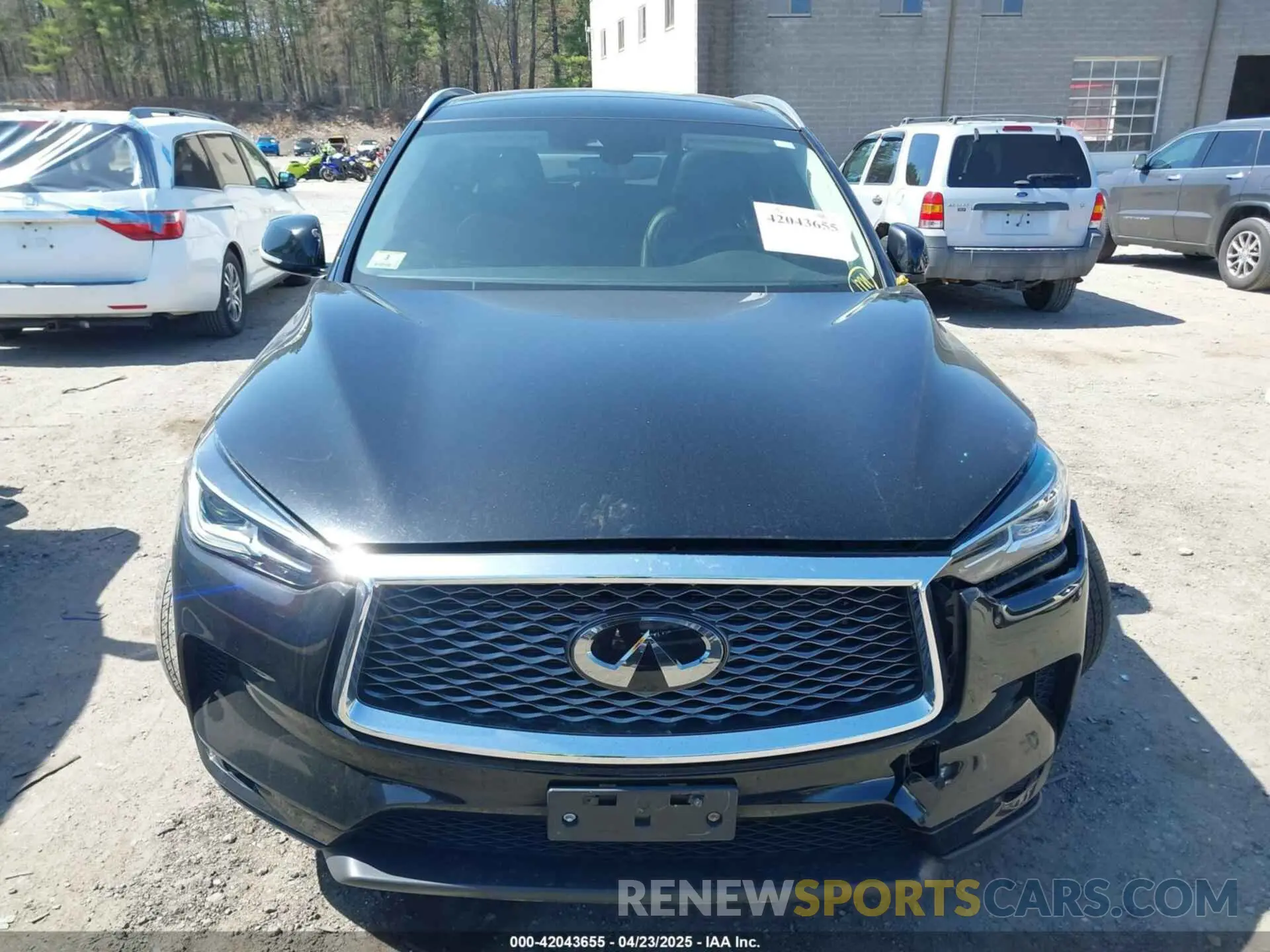 12 Photograph of a damaged car 3PCAJ5BBXPF107517 INFINITI QX50 2023
