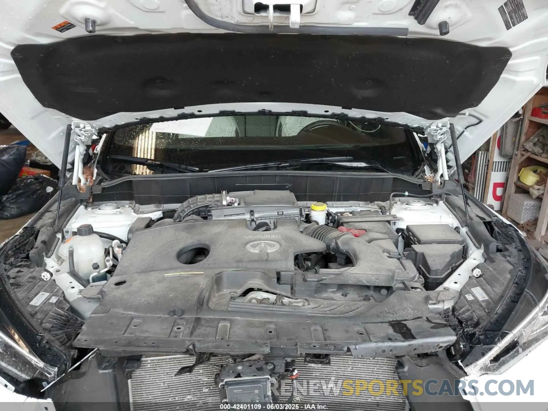 10 Photograph of a damaged car 3PCAJ5DB0PF113761 INFINITI QX50 2023