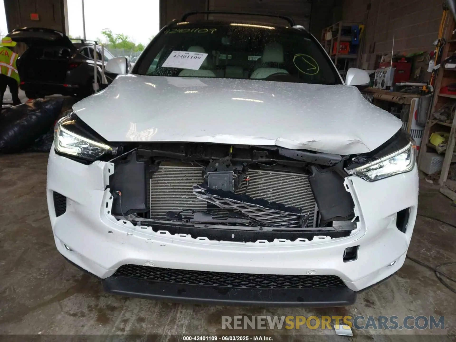 6 Photograph of a damaged car 3PCAJ5DB0PF113761 INFINITI QX50 2023