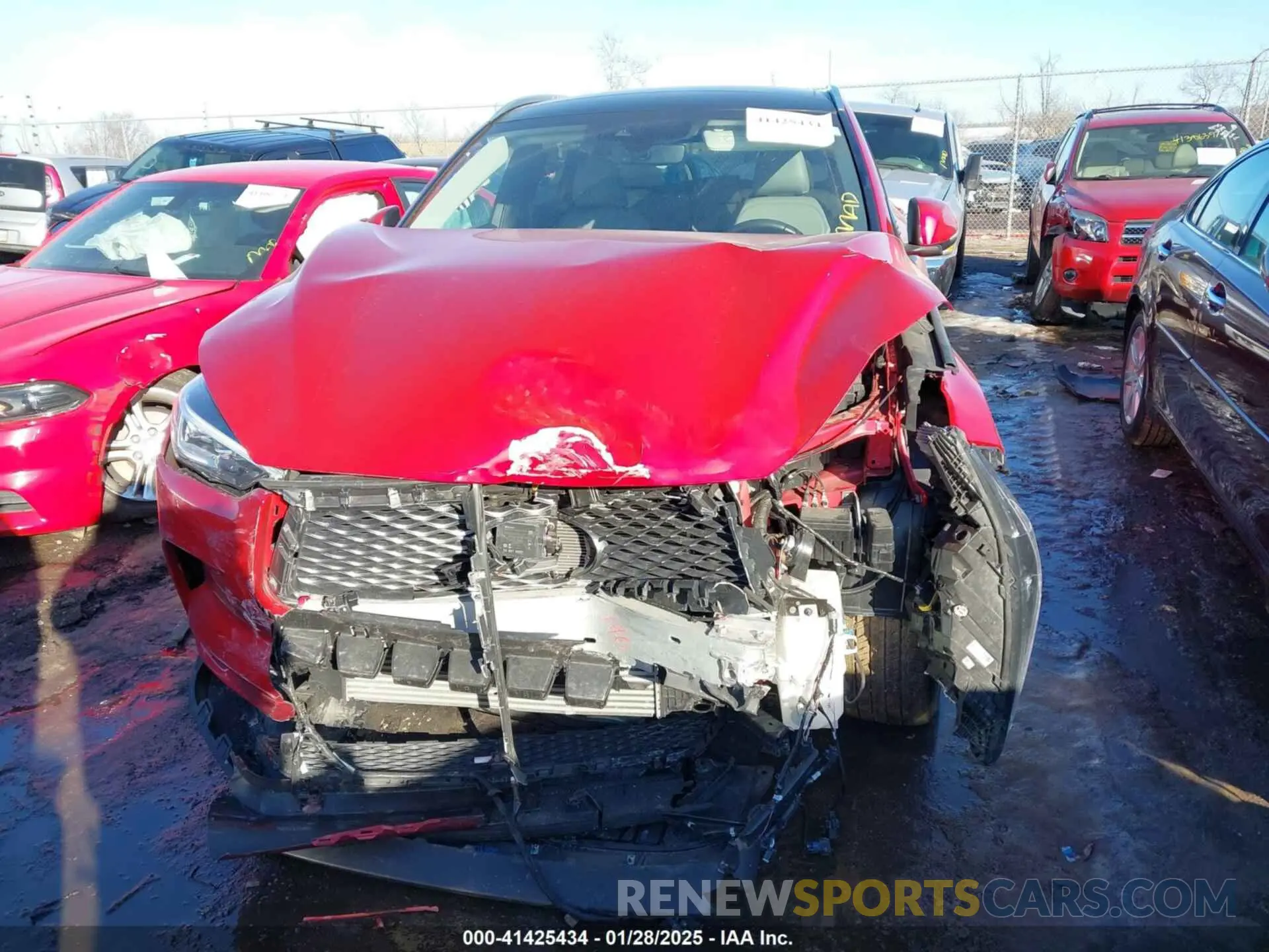 13 Photograph of a damaged car 3PCAJ5EB7PF108118 INFINITI QX50 2023