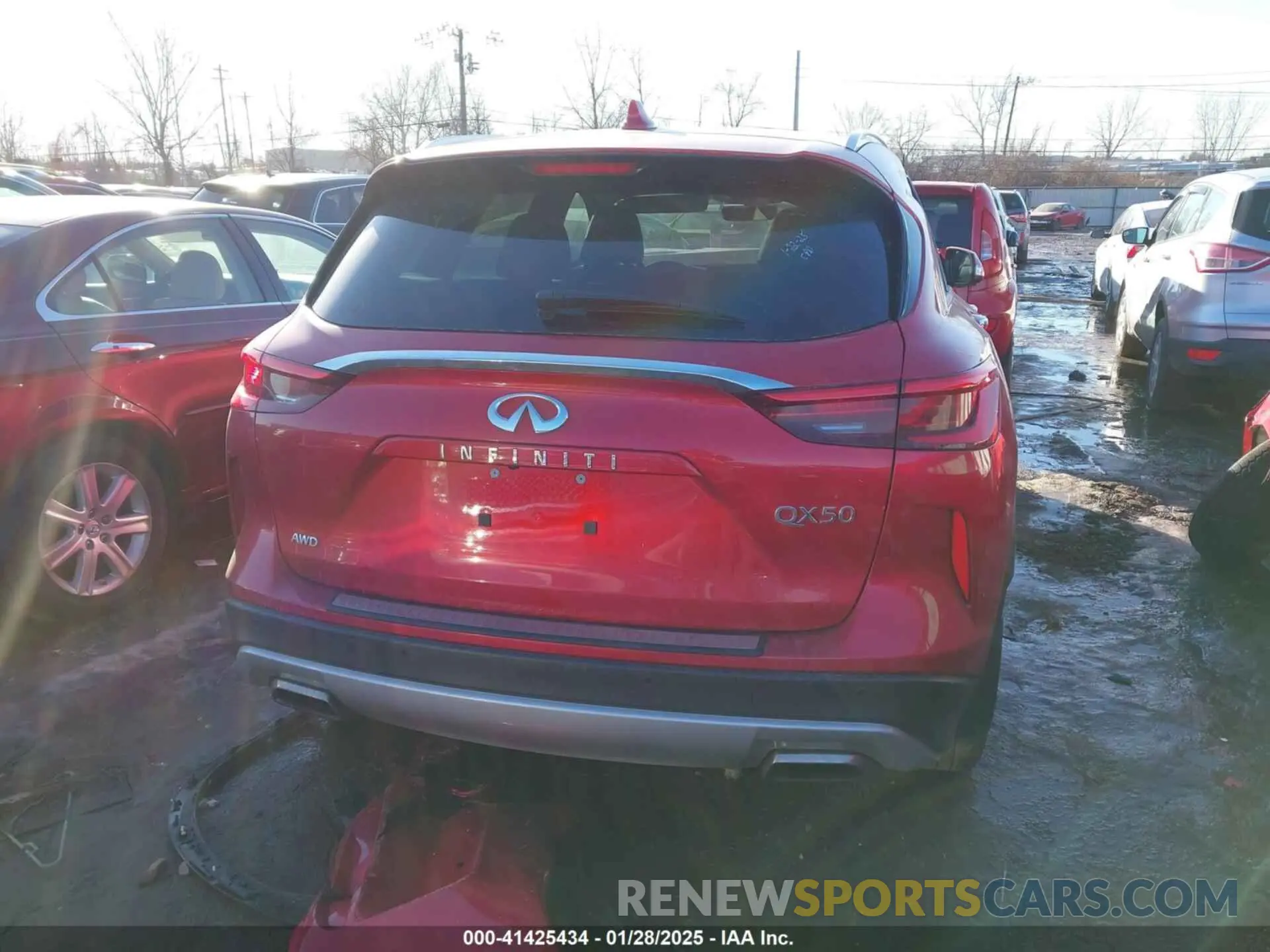 17 Photograph of a damaged car 3PCAJ5EB7PF108118 INFINITI QX50 2023