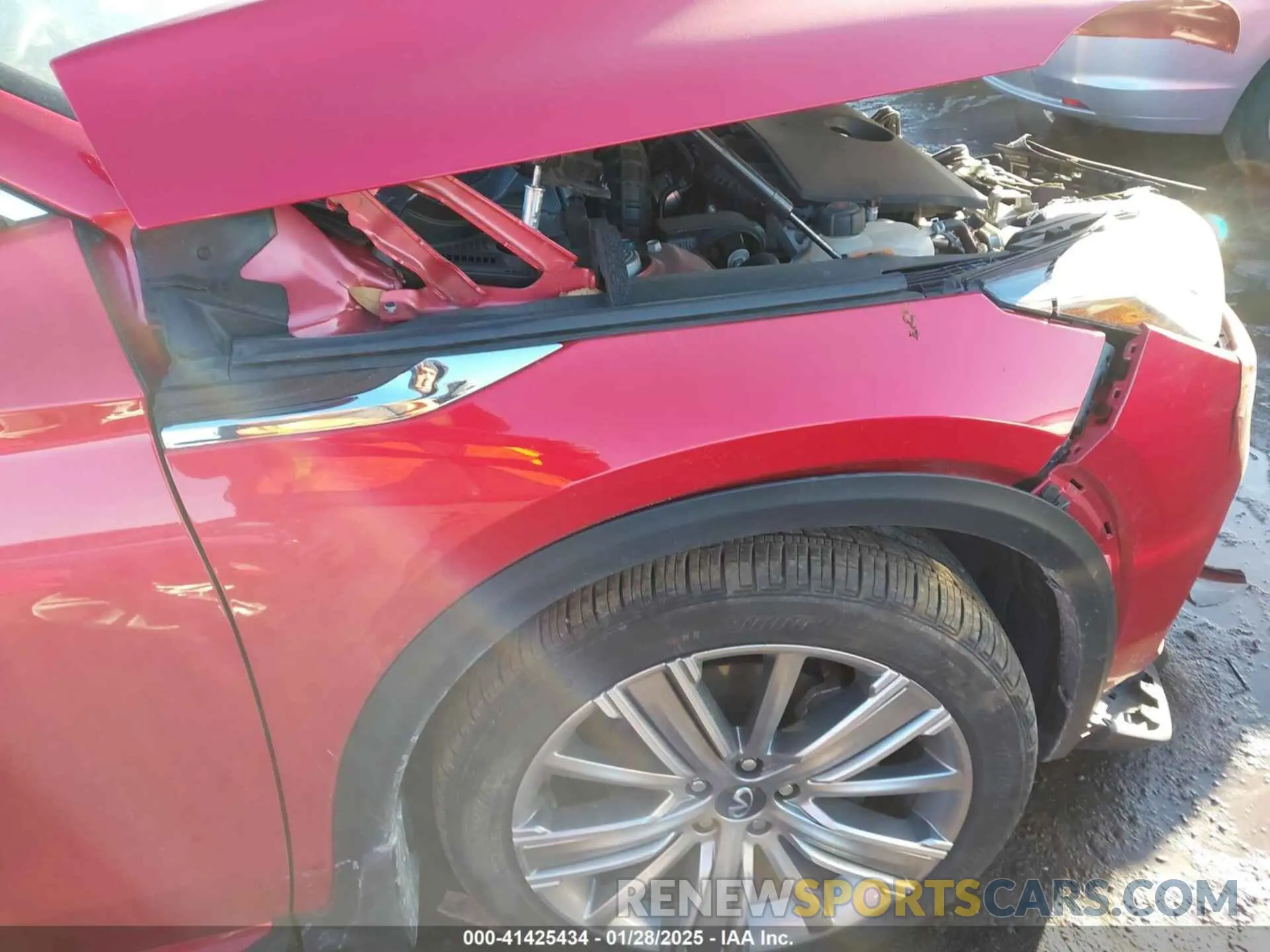 19 Photograph of a damaged car 3PCAJ5EB7PF108118 INFINITI QX50 2023