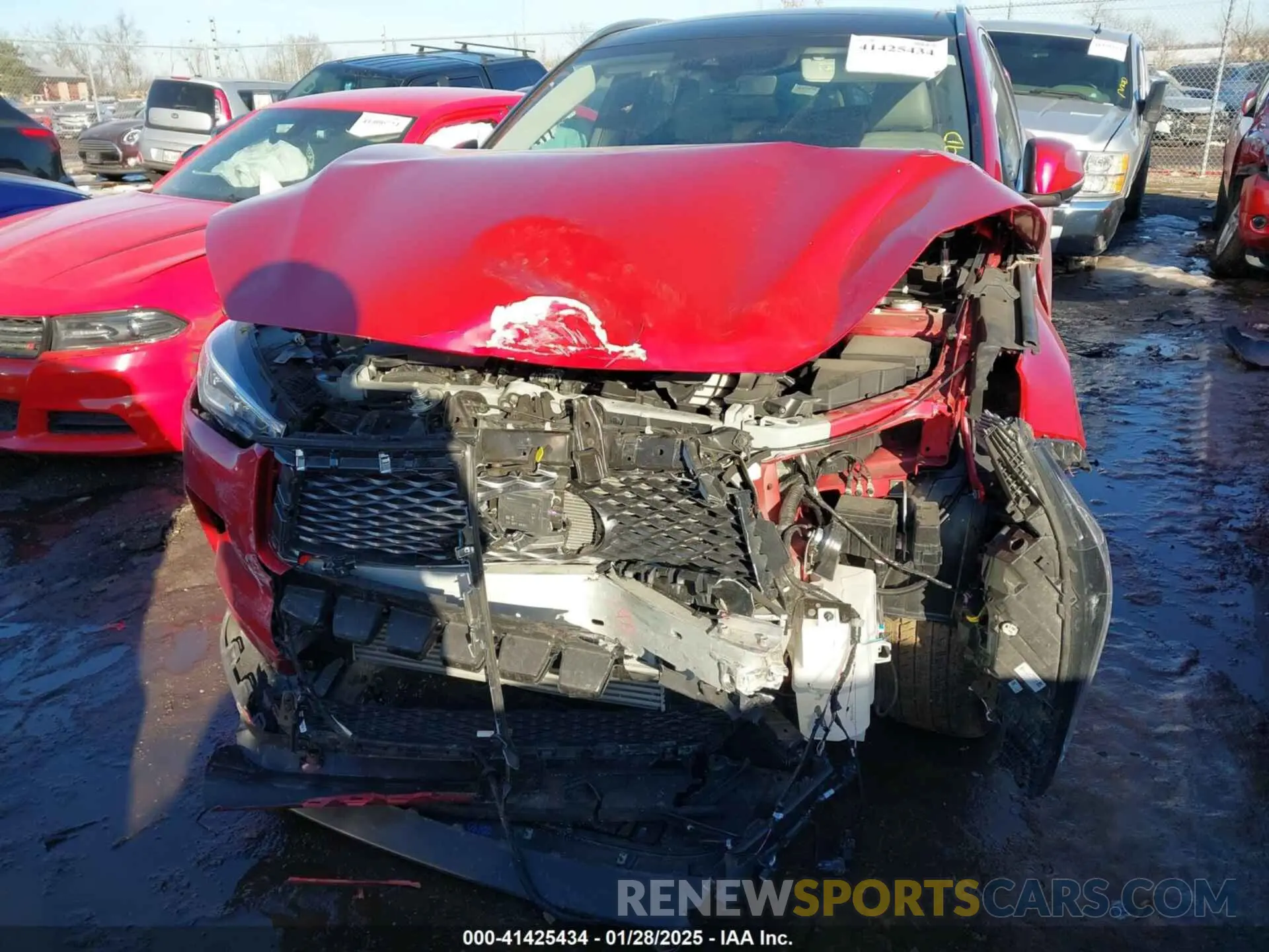 6 Photograph of a damaged car 3PCAJ5EB7PF108118 INFINITI QX50 2023