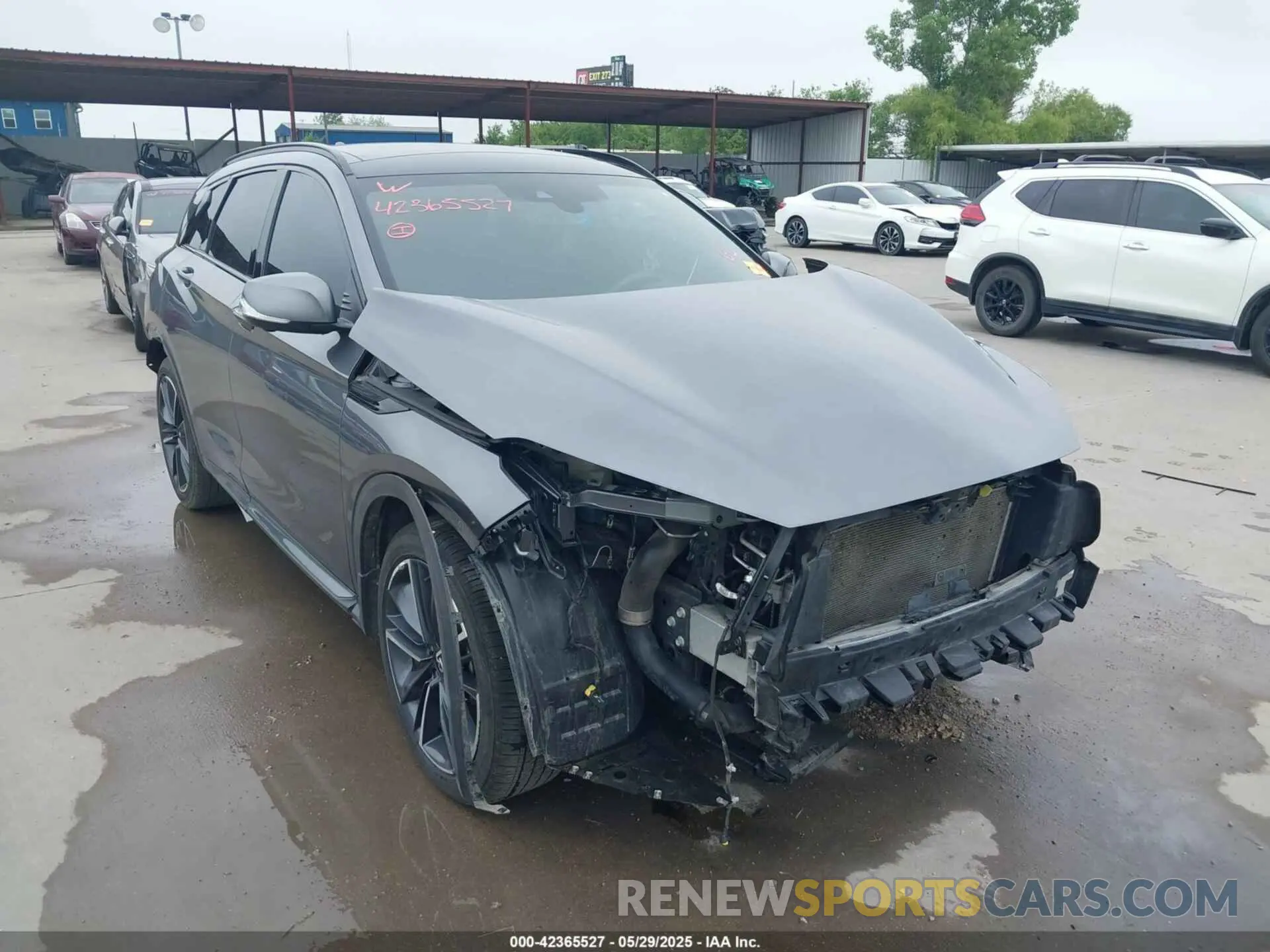1 Photograph of a damaged car 3PCAJ5FA9PF108160 INFINITI QX50 2023