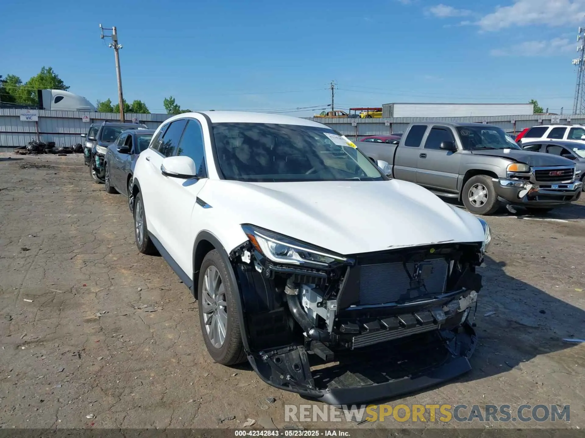 1 Photograph of a damaged car 3PCAJ5AB4RF114693 INFINITI QX50 2024