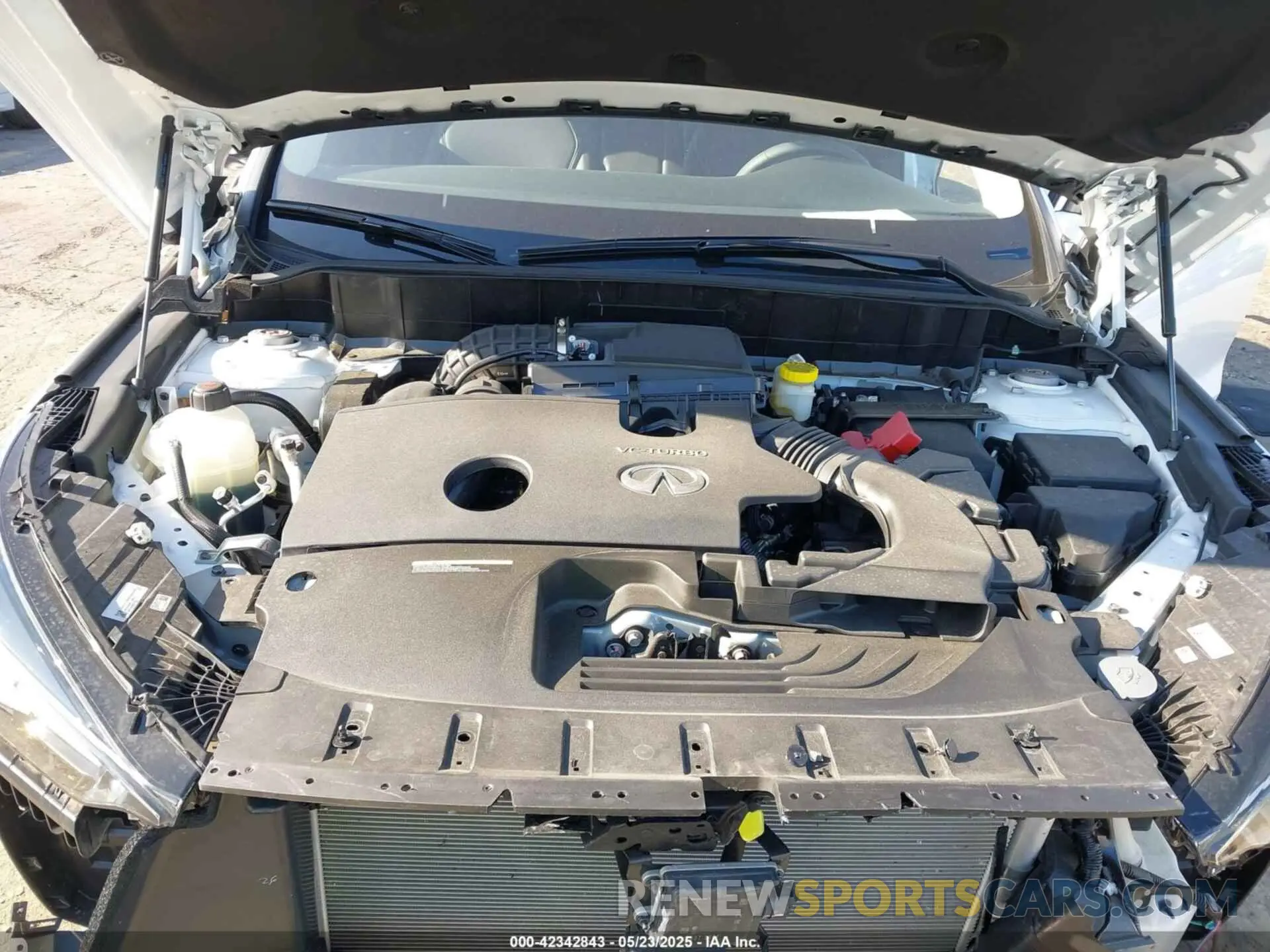 10 Photograph of a damaged car 3PCAJ5AB4RF114693 INFINITI QX50 2024