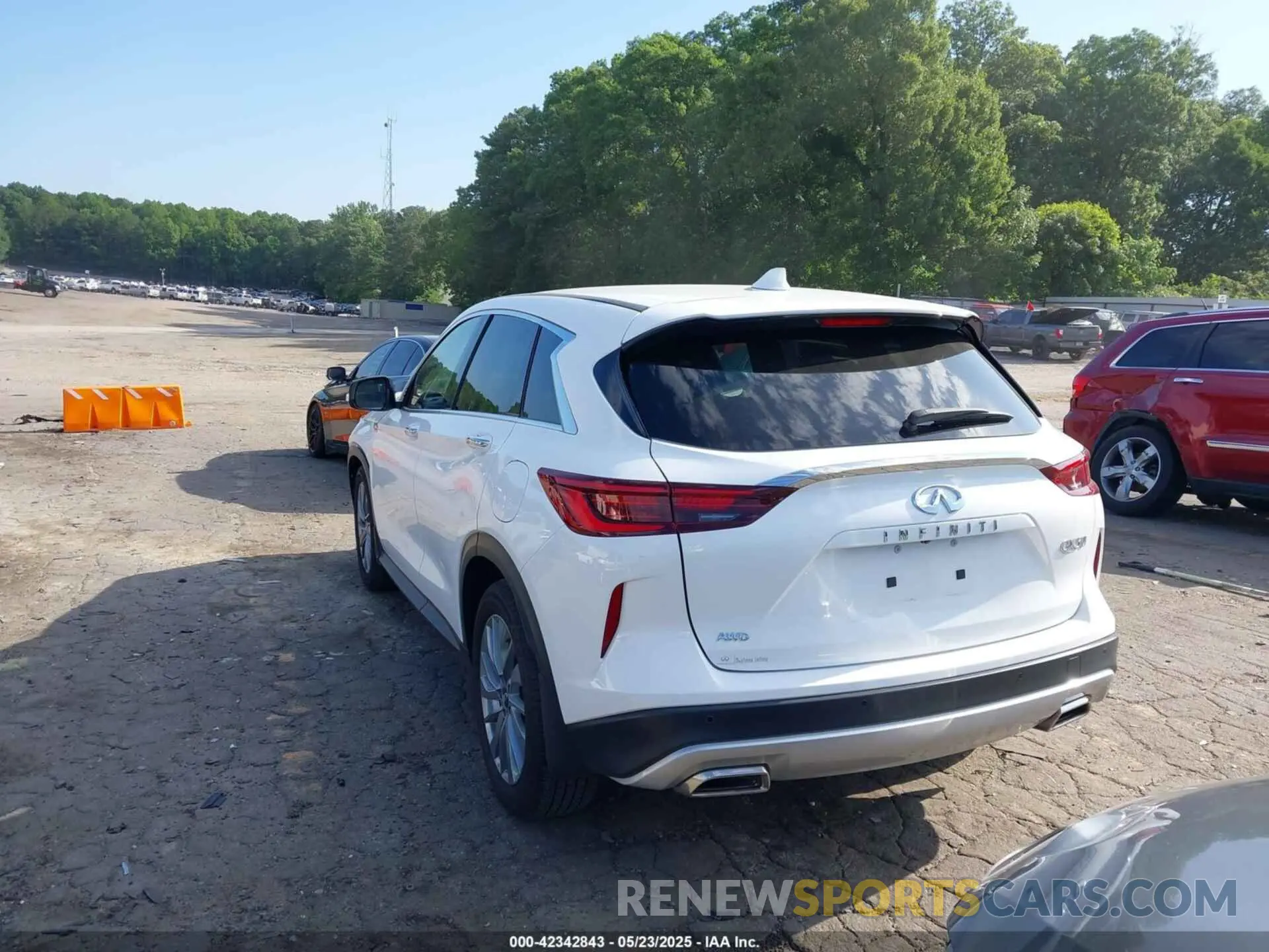 3 Photograph of a damaged car 3PCAJ5AB4RF114693 INFINITI QX50 2024