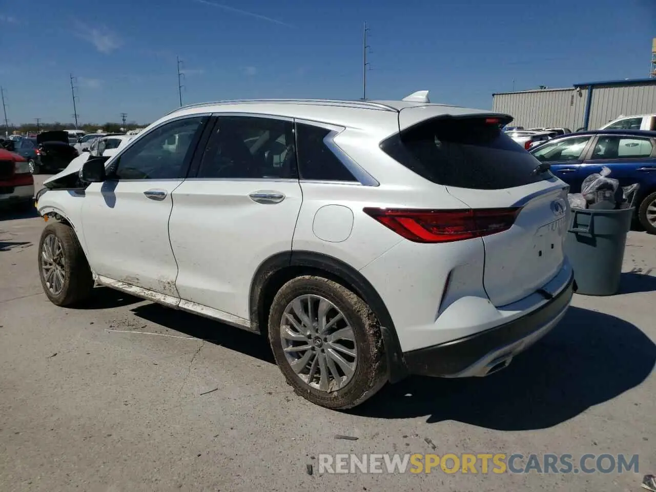 2 Photograph of a damaged car 3PCAJ5BA6RF104043 INFINITI QX50 2024