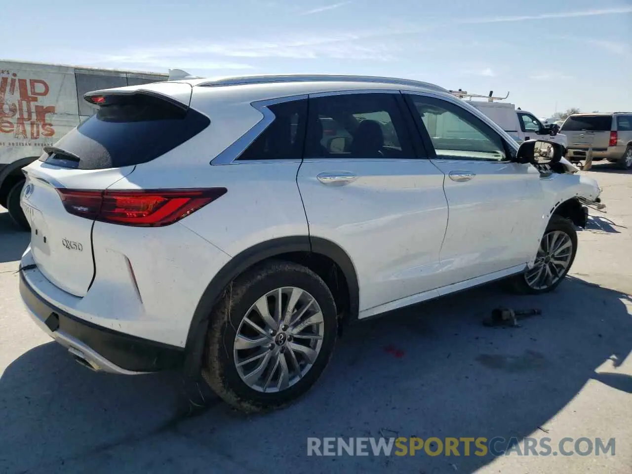 3 Photograph of a damaged car 3PCAJ5BA6RF104043 INFINITI QX50 2024
