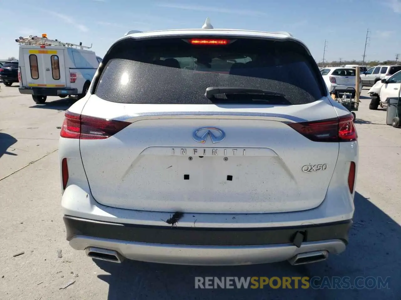 6 Photograph of a damaged car 3PCAJ5BA6RF104043 INFINITI QX50 2024