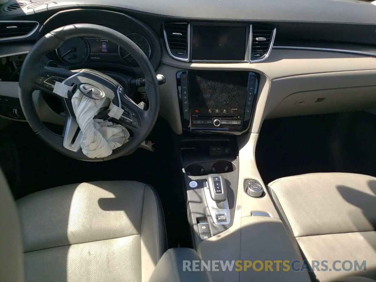 8 Photograph of a damaged car 3PCAJ5BA6RF104043 INFINITI QX50 2024
