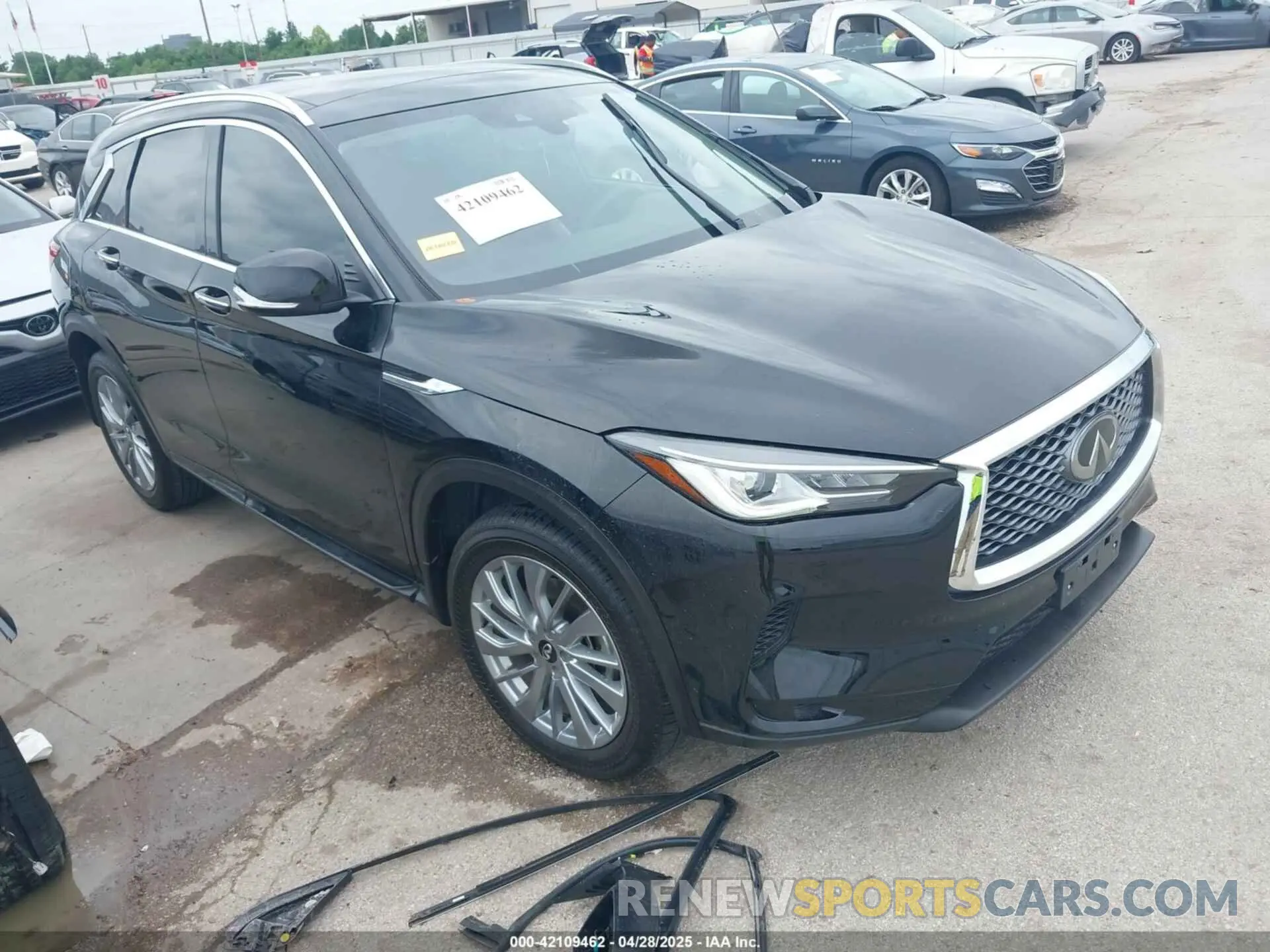 1 Photograph of a damaged car 3PCAJ5BA7RF101801 INFINITI QX50 2024