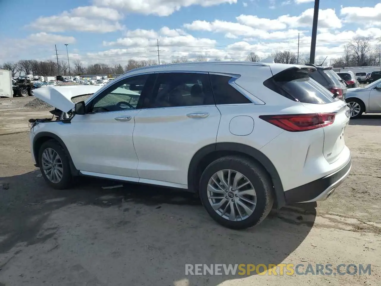 2 Photograph of a damaged car 3PCAJ5BB1RF104136 INFINITI QX50 2024