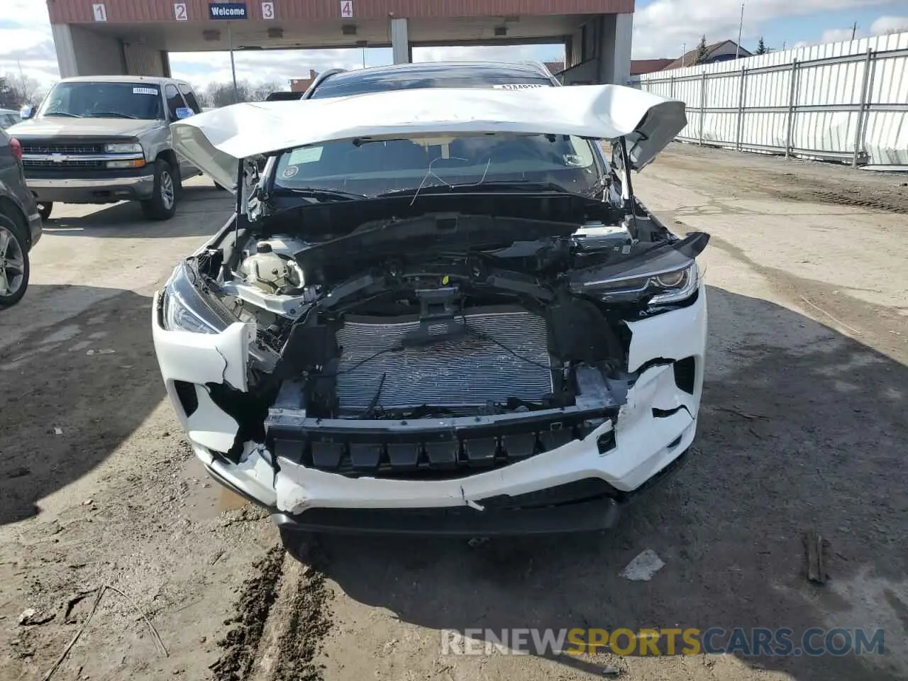 5 Photograph of a damaged car 3PCAJ5BB1RF104136 INFINITI QX50 2024
