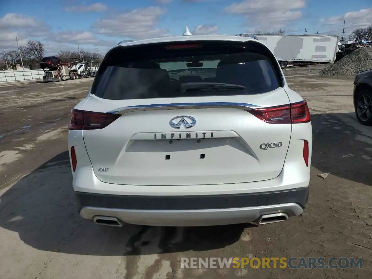 6 Photograph of a damaged car 3PCAJ5BB1RF104136 INFINITI QX50 2024