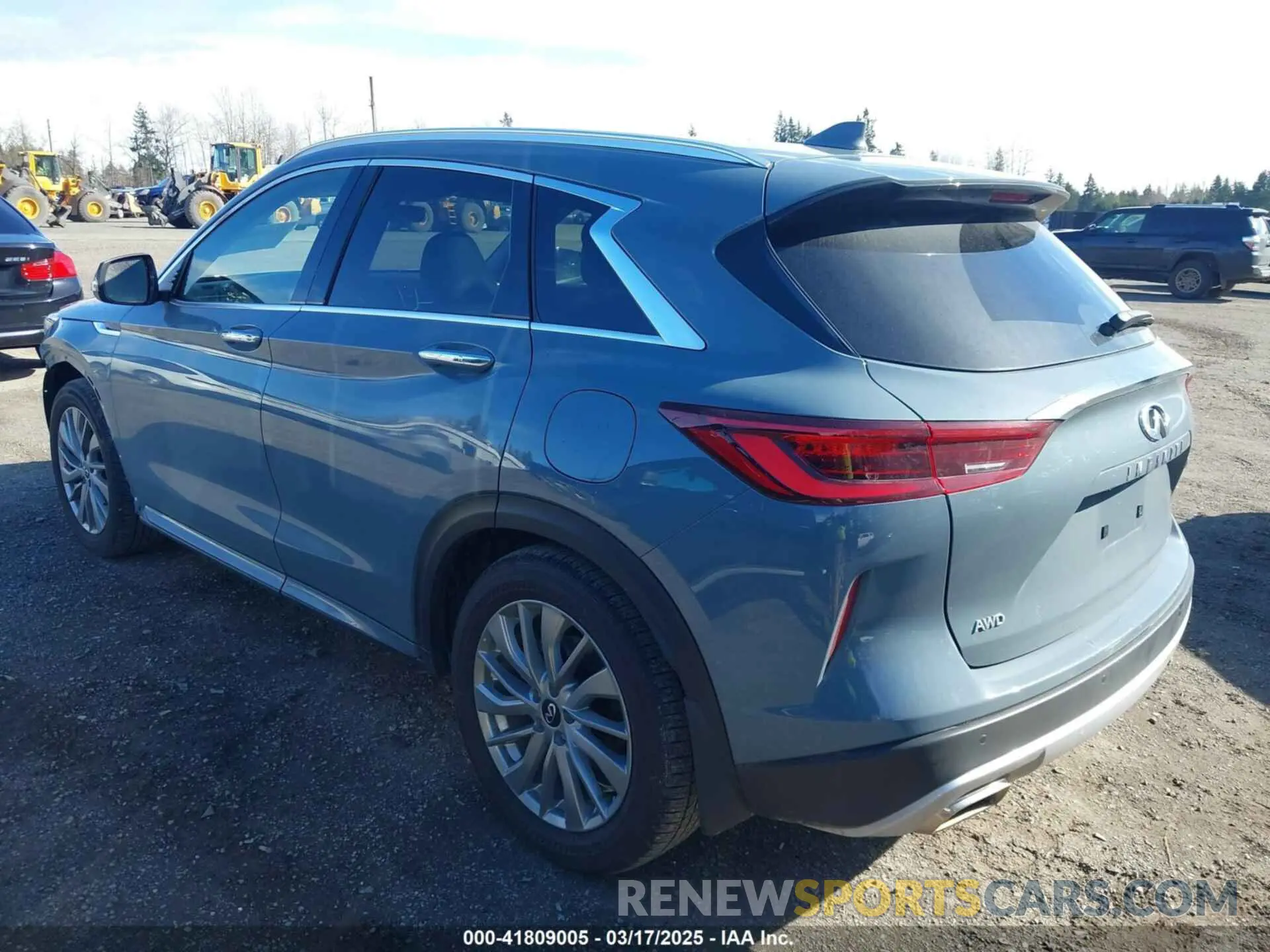 3 Photograph of a damaged car 3PCAJ5BB1RF104721 INFINITI QX50 2024