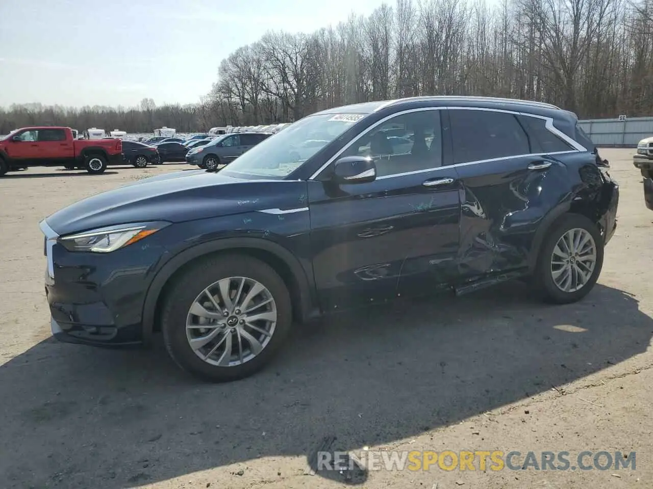 1 Photograph of a damaged car 3PCAJ5BB2RF114609 INFINITI QX50 2024