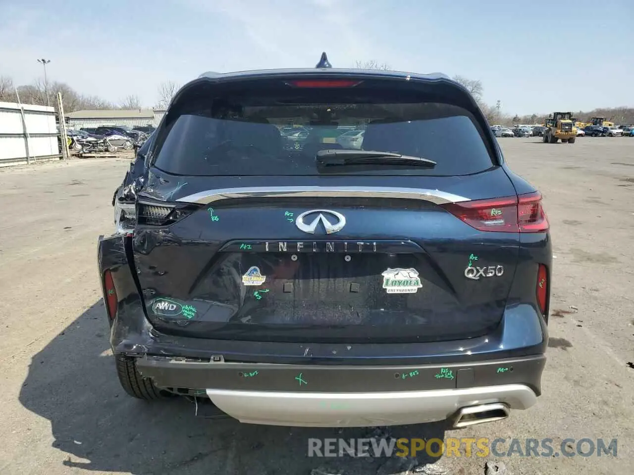 6 Photograph of a damaged car 3PCAJ5BB2RF114609 INFINITI QX50 2024
