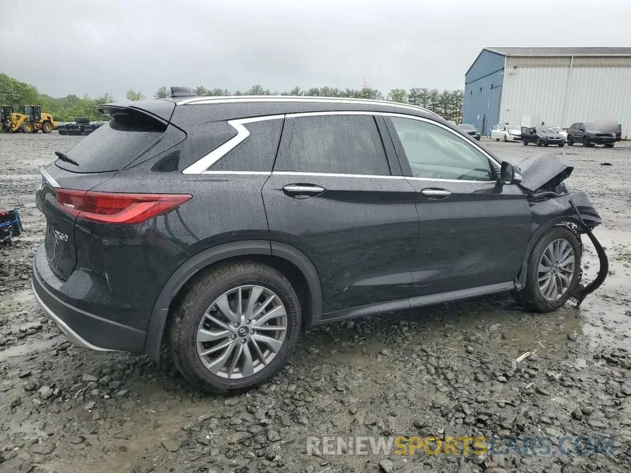 3 Photograph of a damaged car 3PCAJ5BB5RF105936 INFINITI QX50 2024