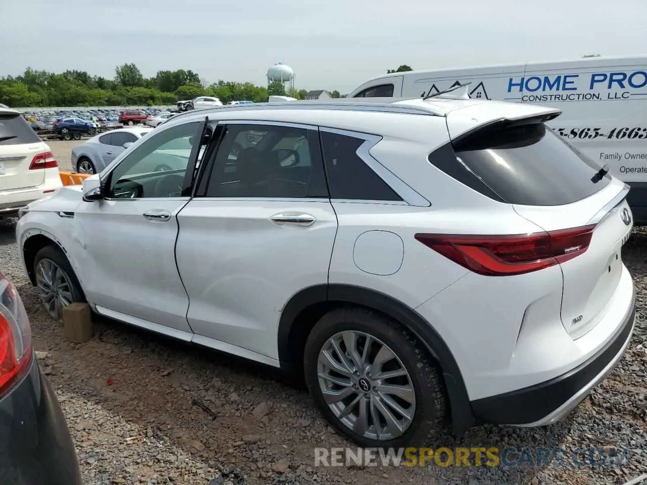 2 Photograph of a damaged car 3PCAJ5BB7RF115190 INFINITI QX50 2024