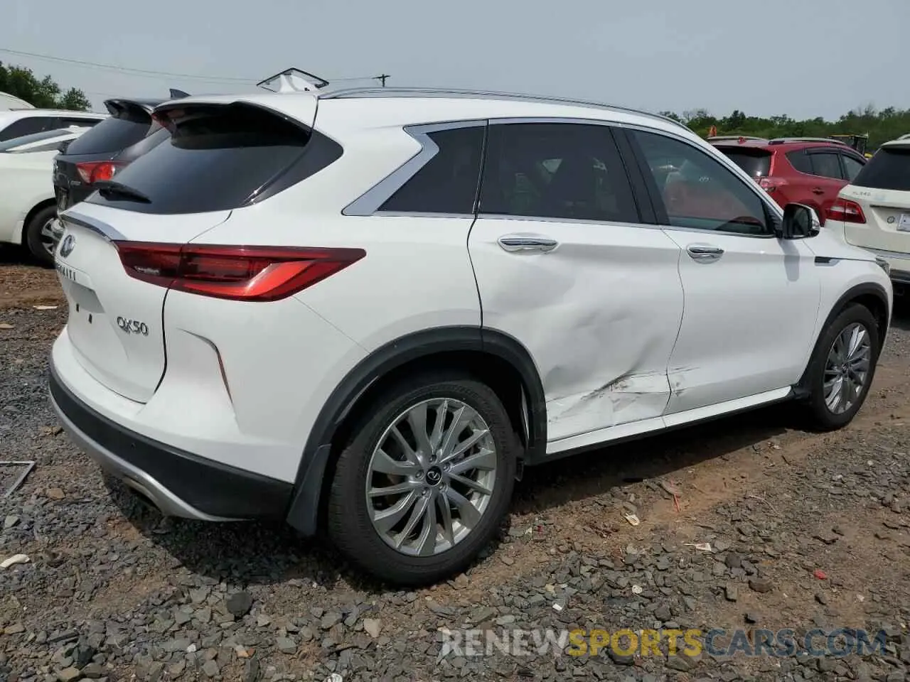 3 Photograph of a damaged car 3PCAJ5BB7RF115190 INFINITI QX50 2024