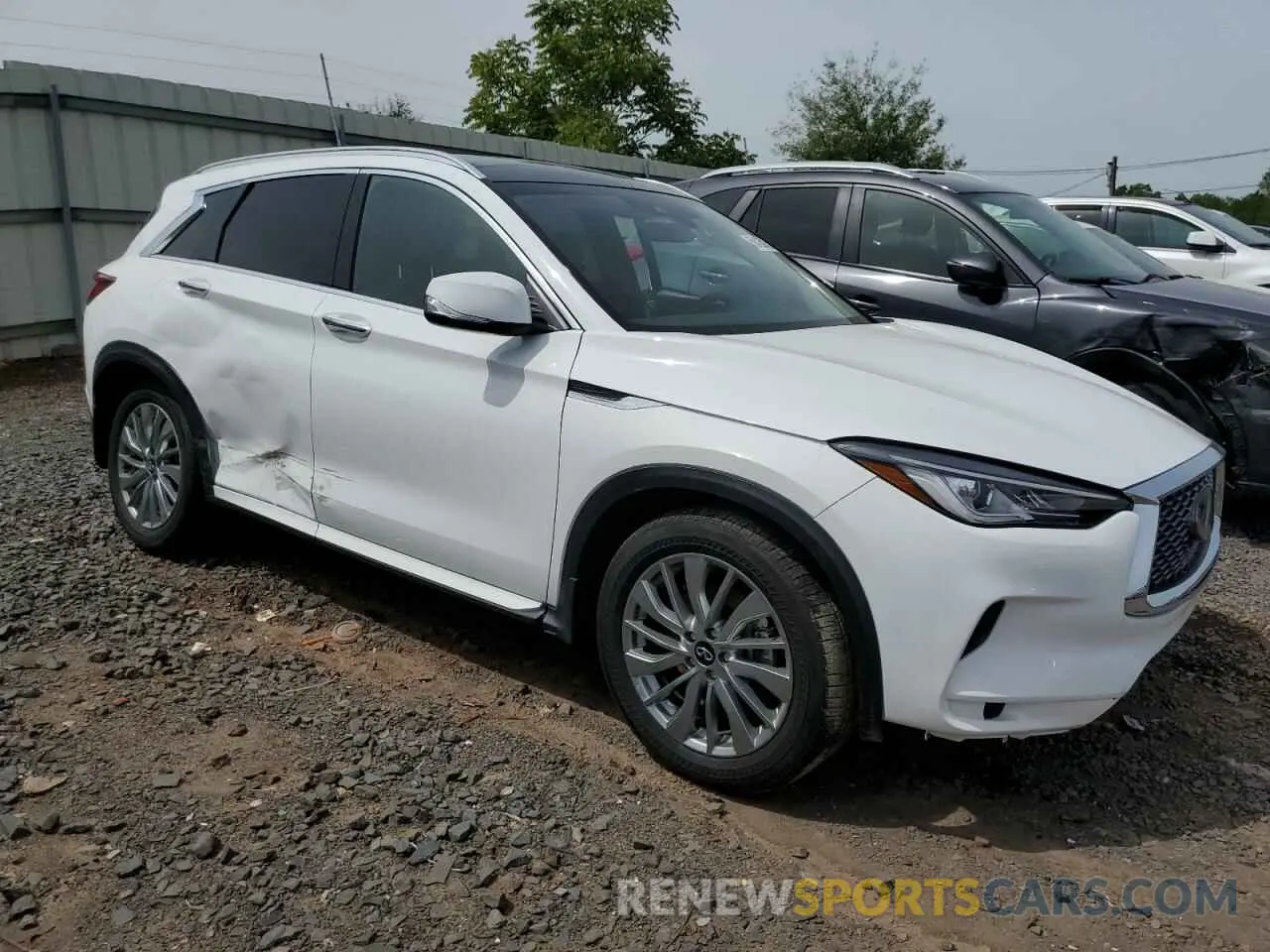 4 Photograph of a damaged car 3PCAJ5BB7RF115190 INFINITI QX50 2024