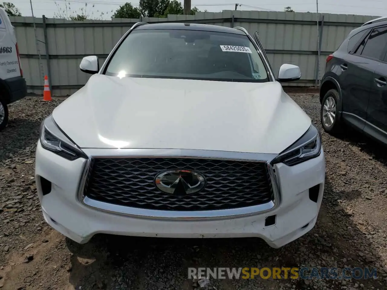 5 Photograph of a damaged car 3PCAJ5BB7RF115190 INFINITI QX50 2024