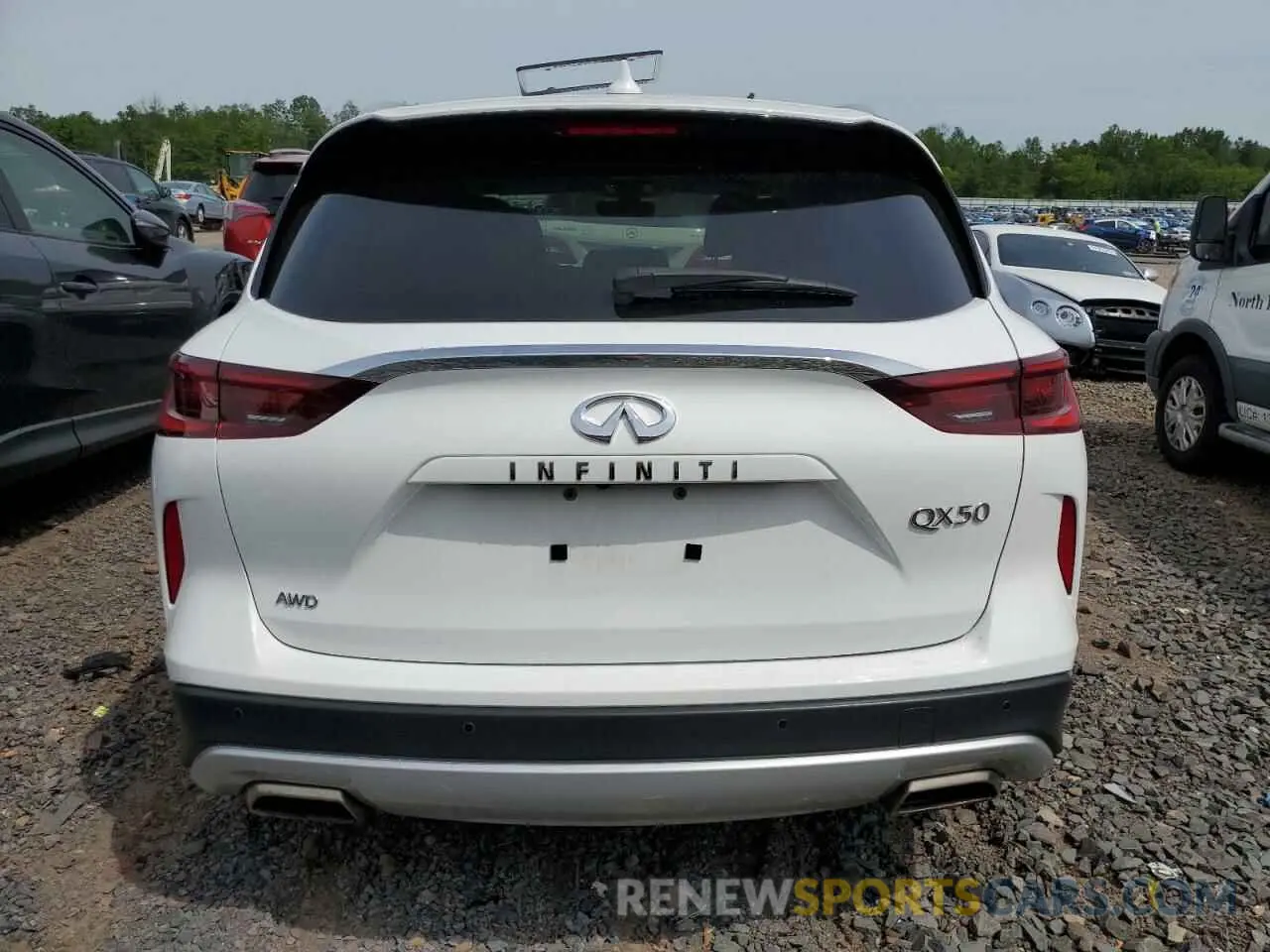 6 Photograph of a damaged car 3PCAJ5BB7RF115190 INFINITI QX50 2024