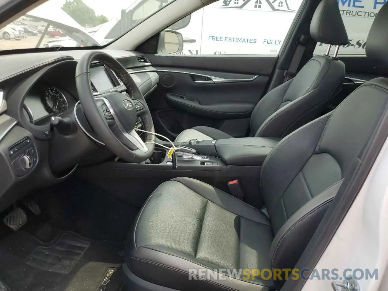 7 Photograph of a damaged car 3PCAJ5BB7RF115190 INFINITI QX50 2024