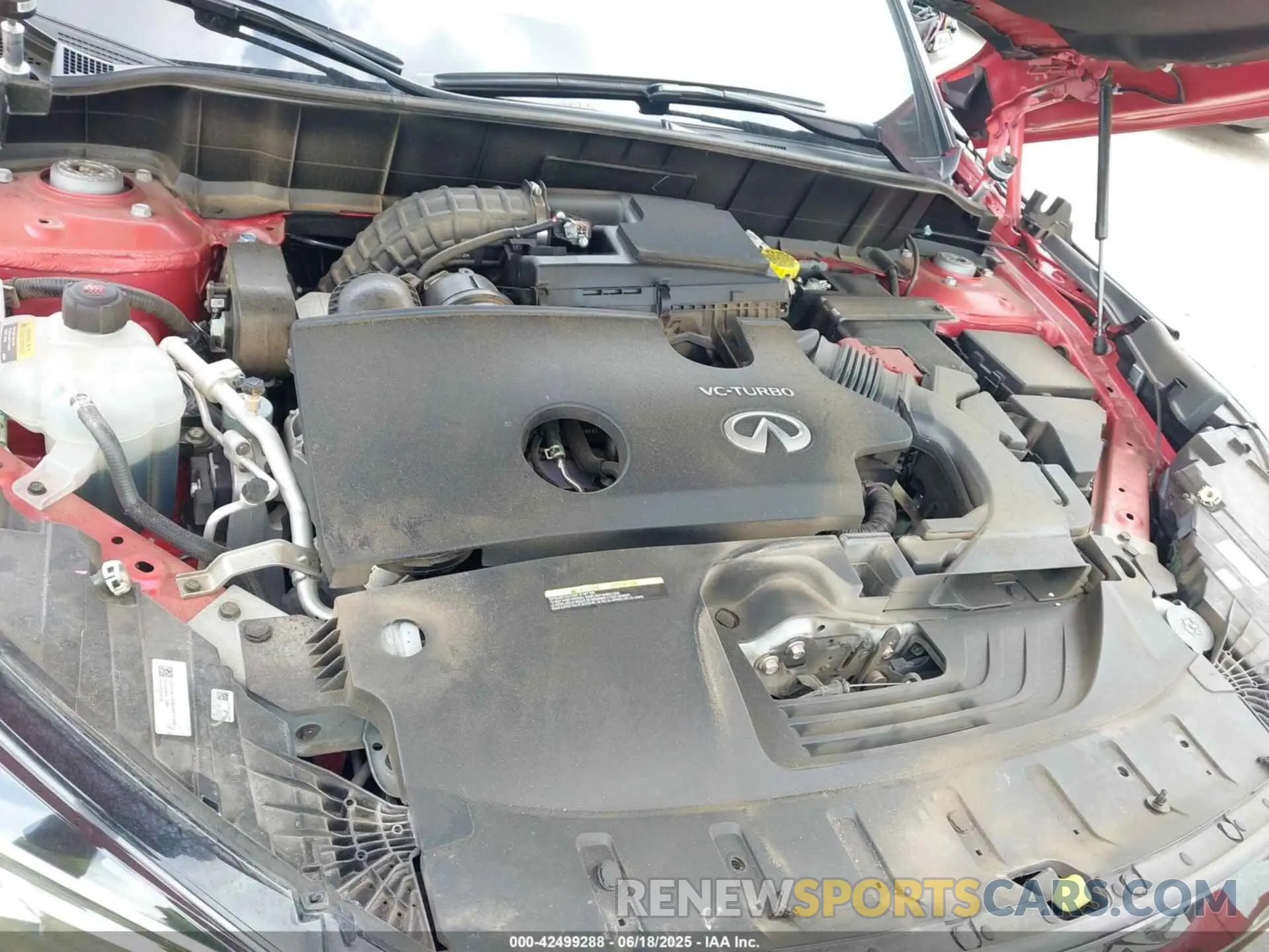 10 Photograph of a damaged car 3PCAJ5FA3RF112157 INFINITI QX50 2024