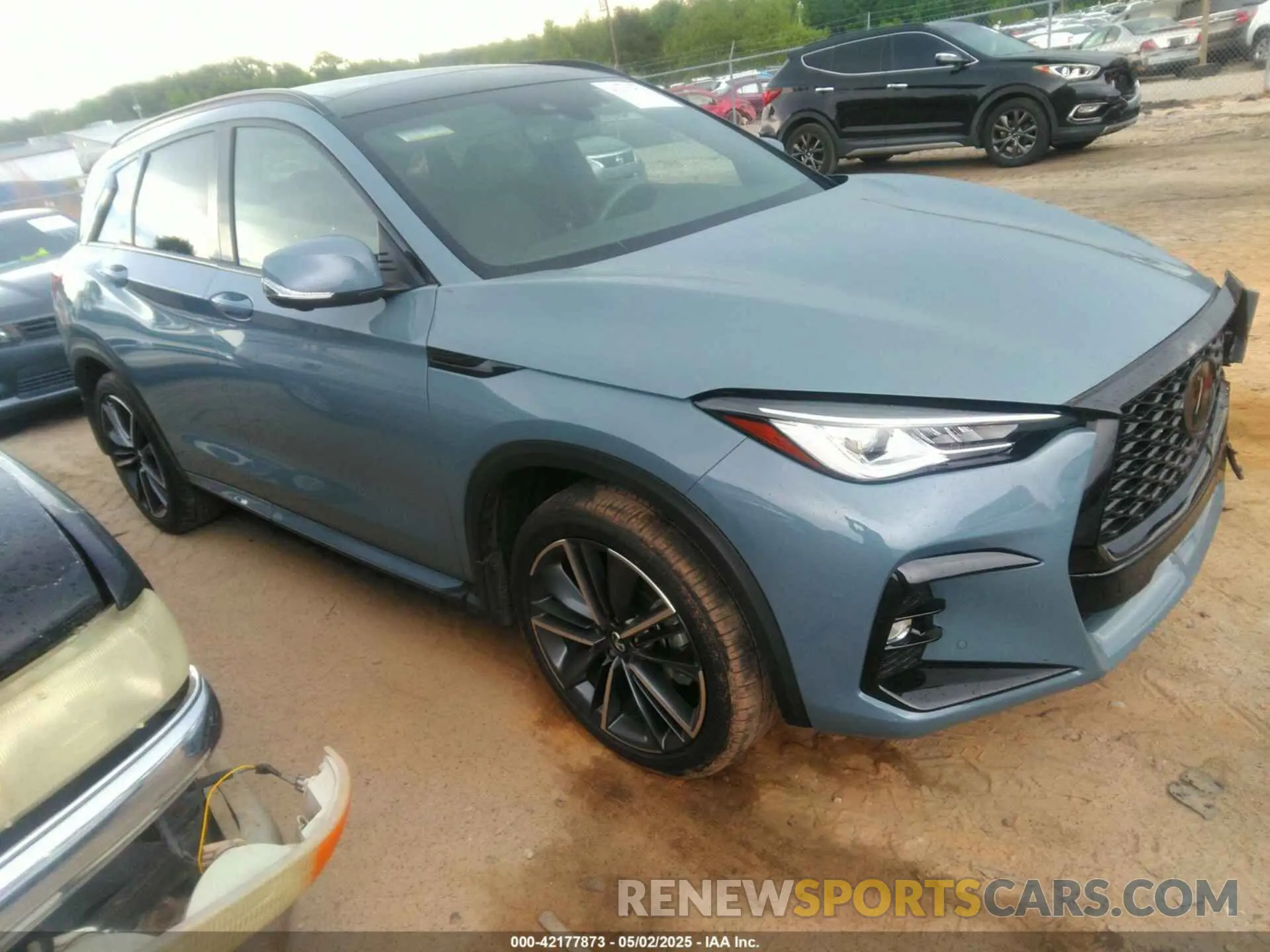 1 Photograph of a damaged car 3PCAJ5FB1RF103210 INFINITI QX50 2024