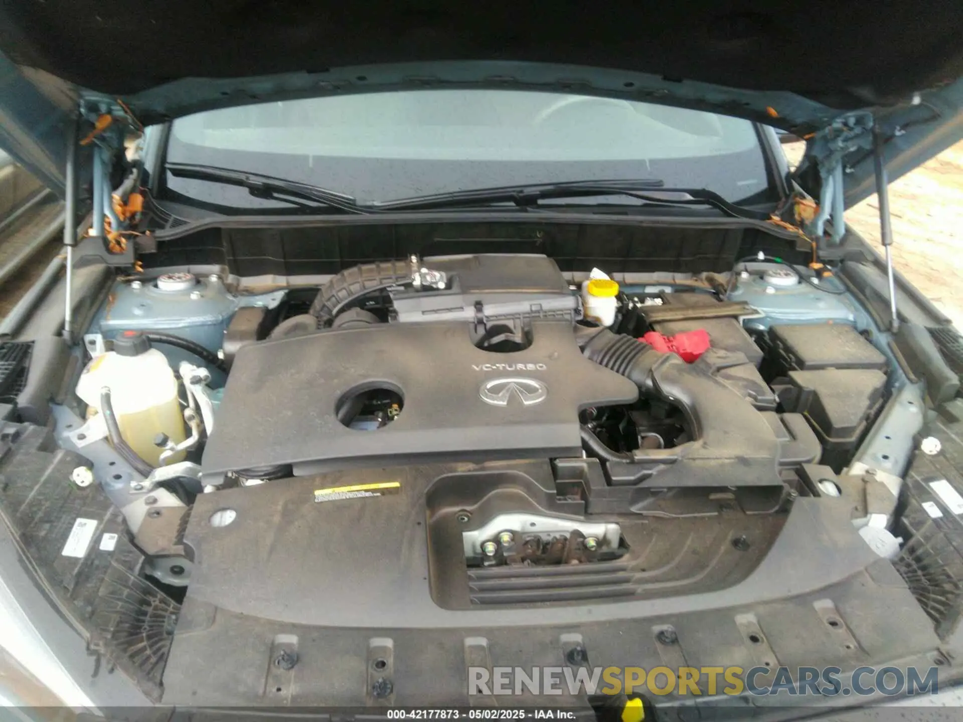 10 Photograph of a damaged car 3PCAJ5FB1RF103210 INFINITI QX50 2024