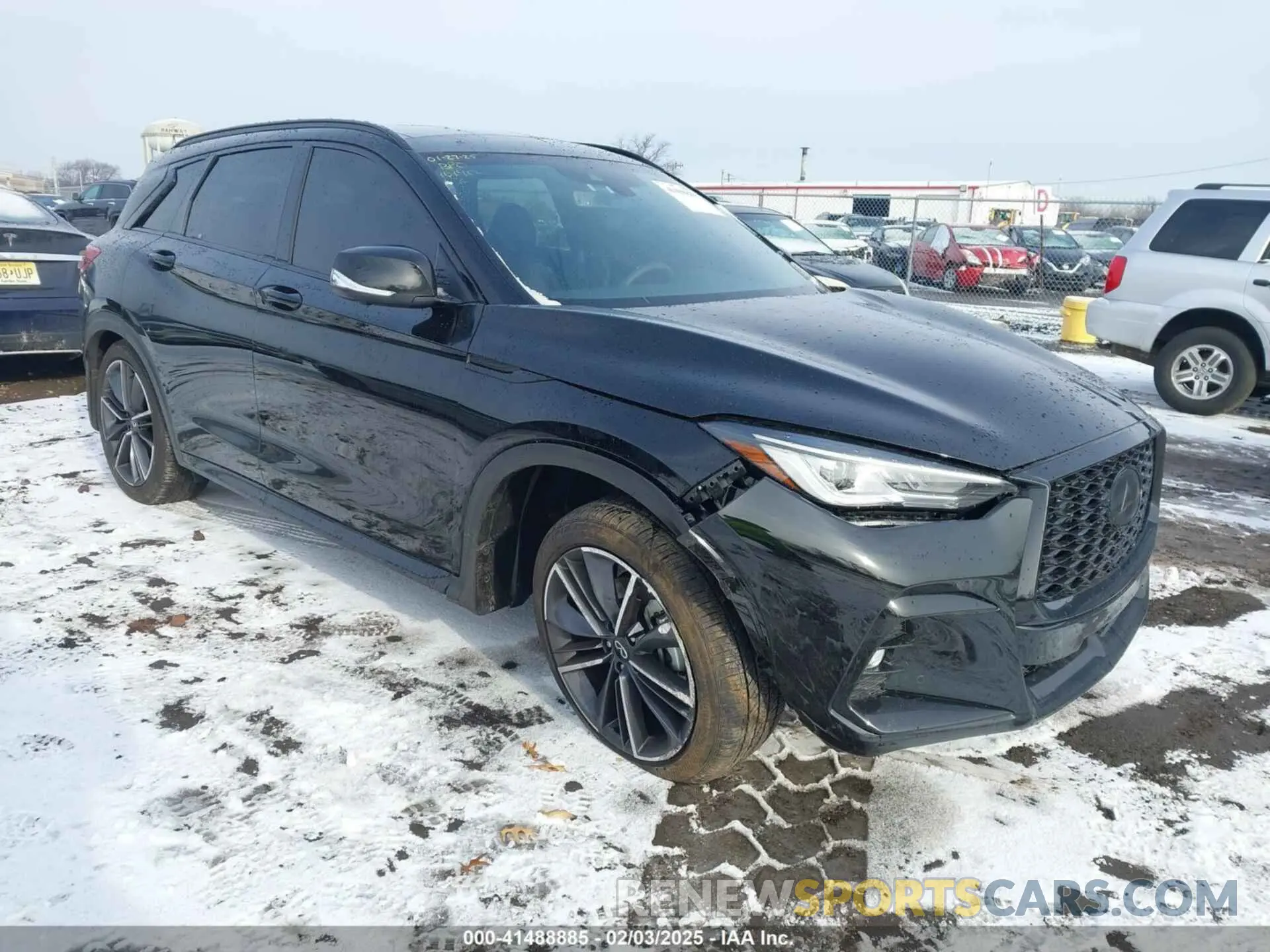 1 Photograph of a damaged car 3PCAJ5FB7RF101400 INFINITI QX50 2024