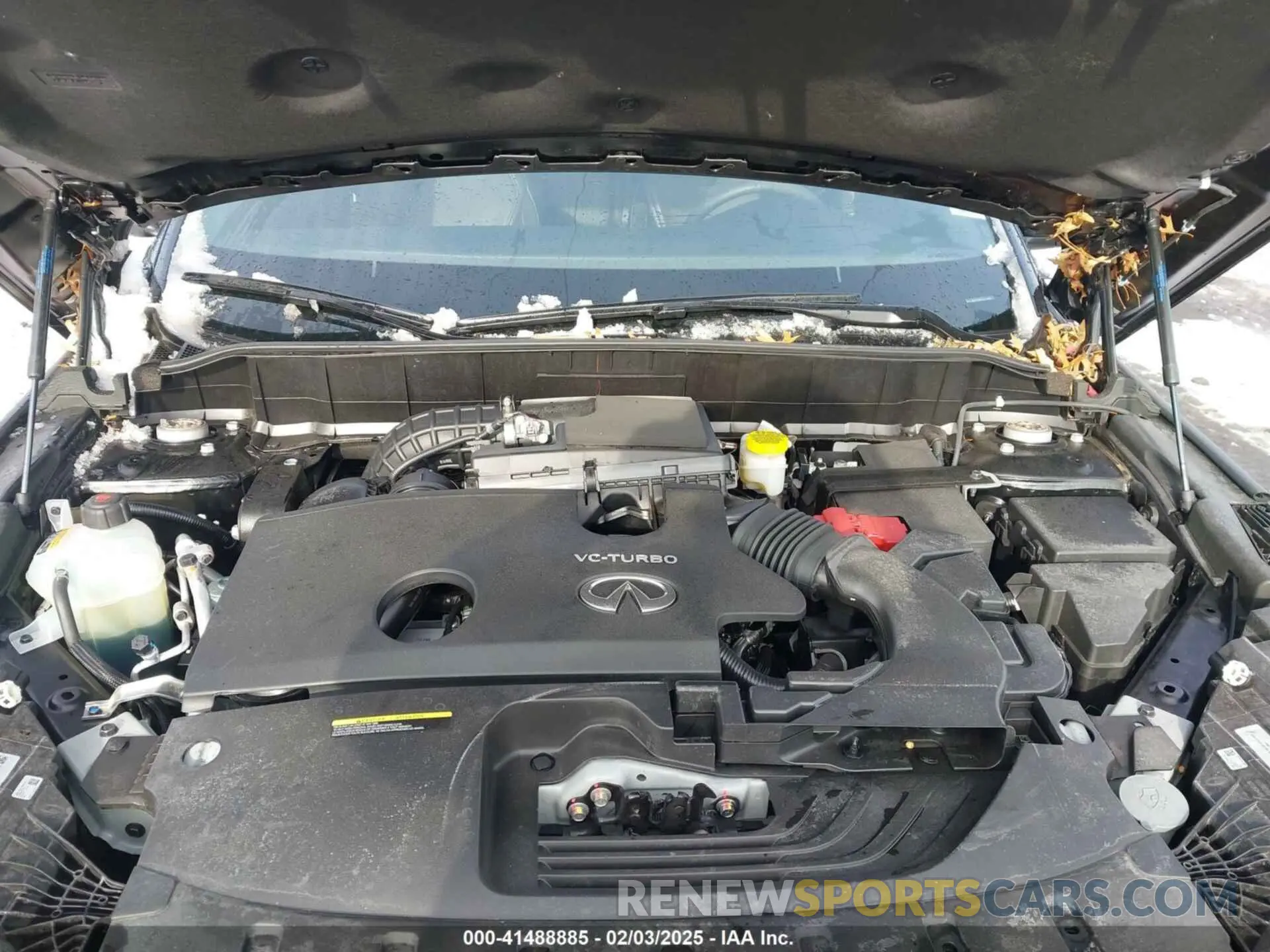 10 Photograph of a damaged car 3PCAJ5FB7RF101400 INFINITI QX50 2024