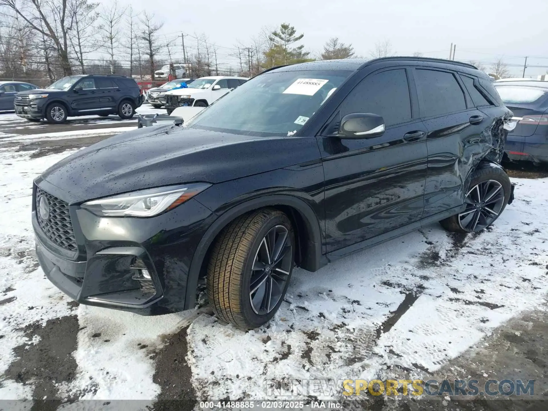 2 Photograph of a damaged car 3PCAJ5FB7RF101400 INFINITI QX50 2024