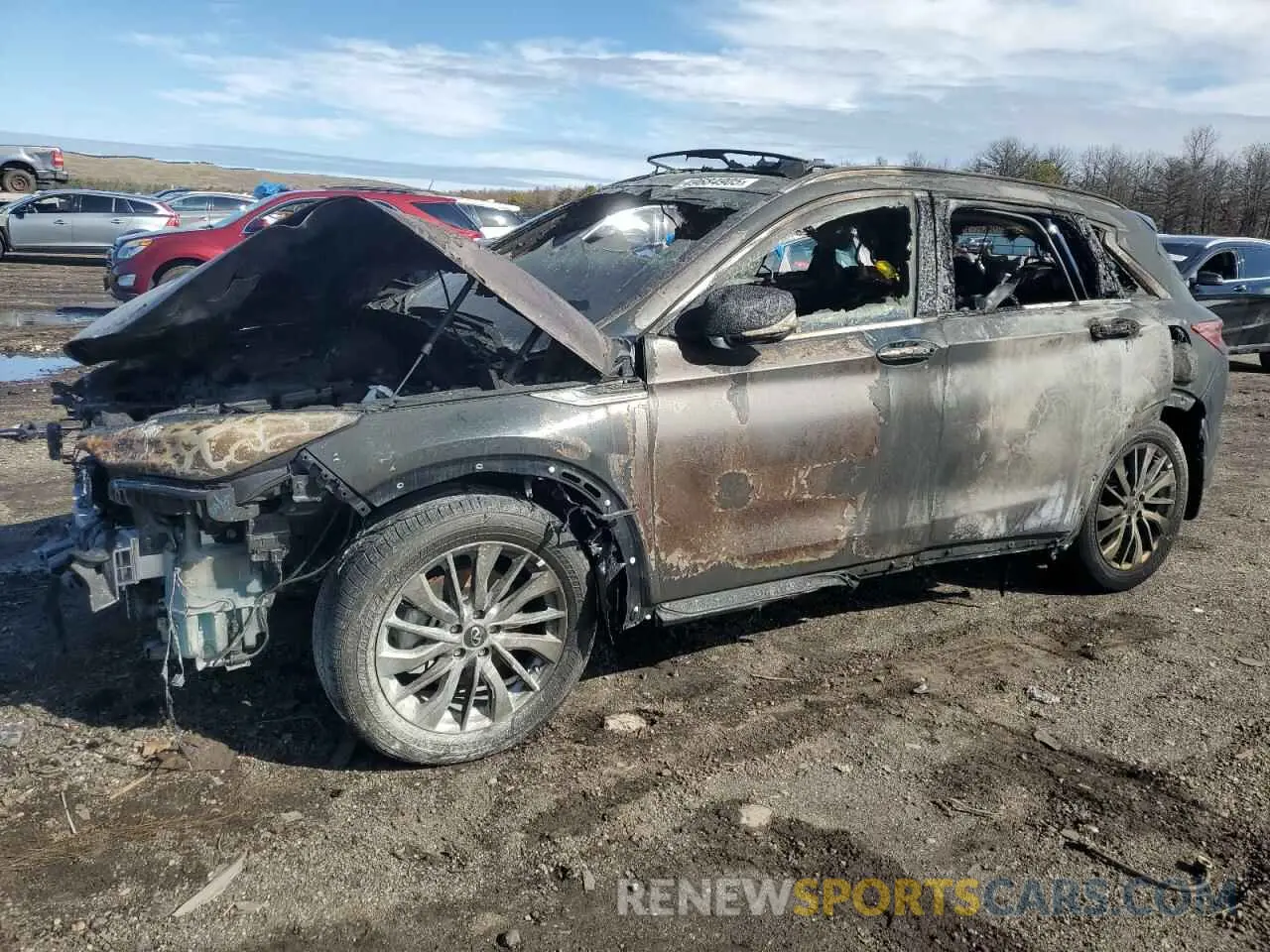 1 Photograph of a damaged car 3PCAJ5BB8SF102292 INFINITI QX50 2025