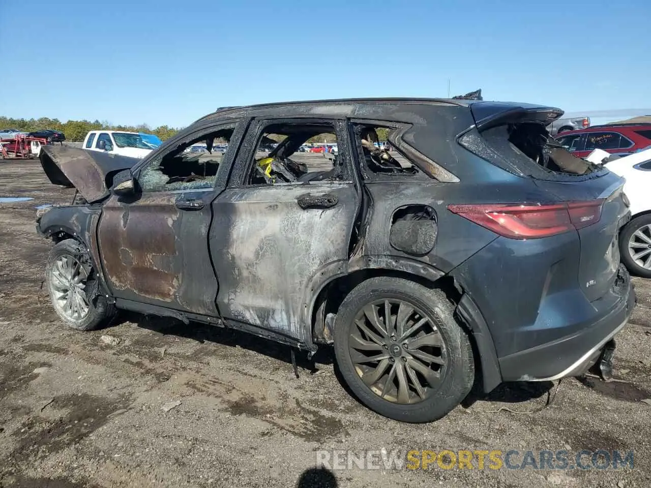 2 Photograph of a damaged car 3PCAJ5BB8SF102292 INFINITI QX50 2025